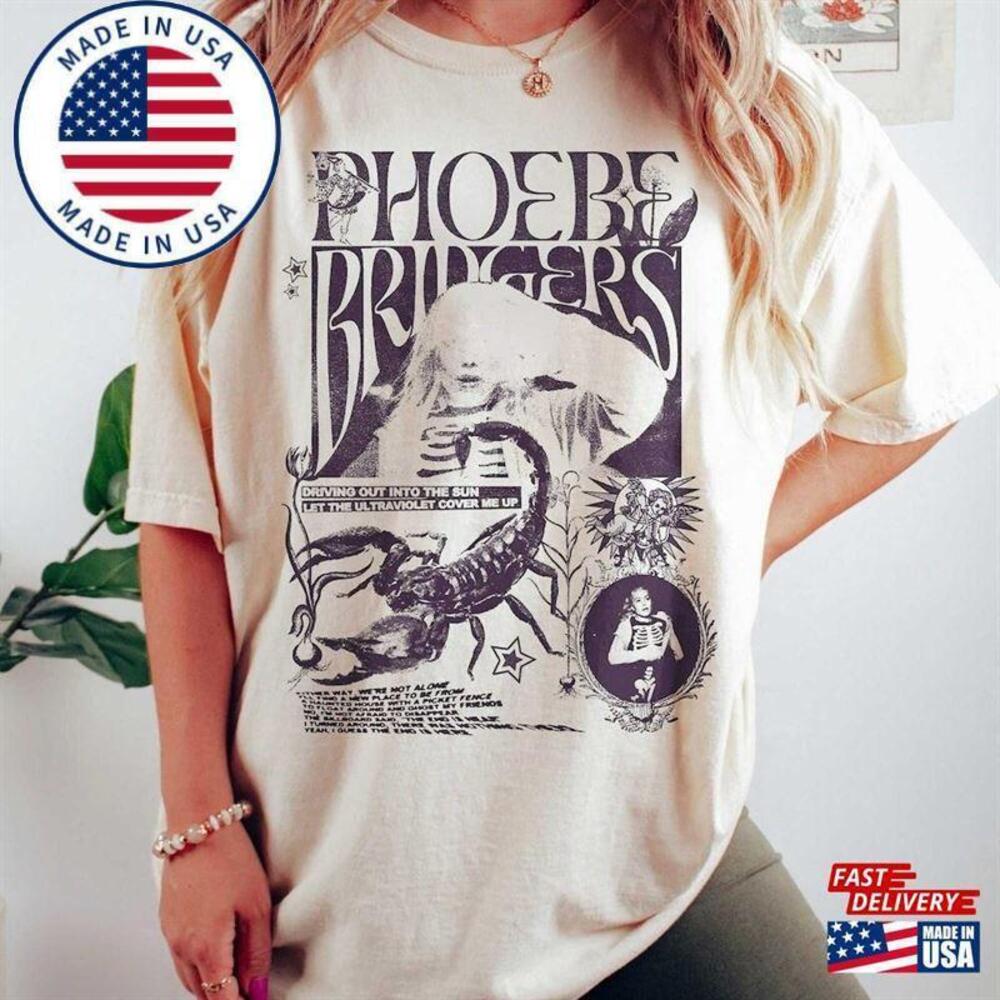 Phoebe Bridgers I Know The End Punisher Merch Lyric Tee